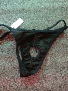 unisex thong hole in the front