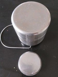 Vintage stainless  steel Milk Can