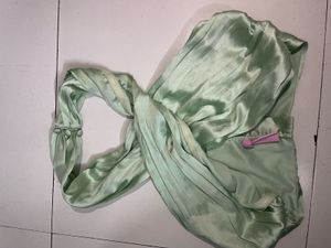 Satin halterneck top