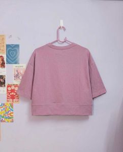 Oversized fit Graphic Crop Top