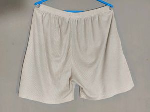 Comfortable Beige Corduroy Shorts