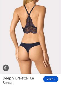Navy Lace Bralette