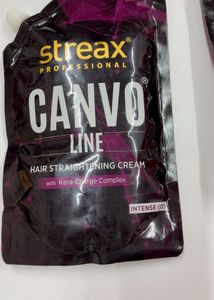 Streax Professional Canvo Line Hair Straightening