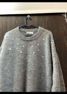 Sparkly Grey H&amp;M Knit Sweater
