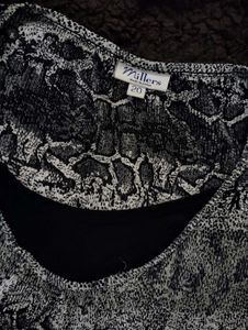 y2k vintage Animal Print Top