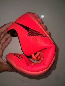 Bright Orange Rike Soccer Cleats