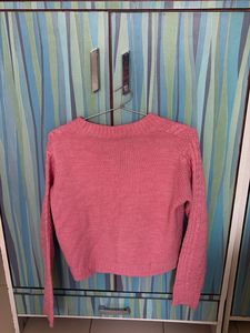 Chic Pink Knit Sweater