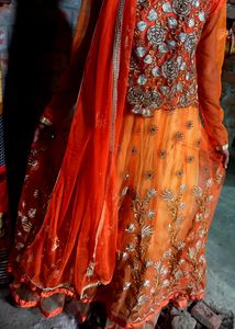 A New Gown Orange Colour