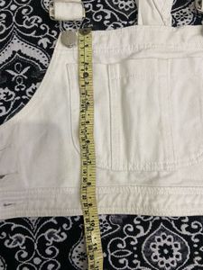 White Denim Dress