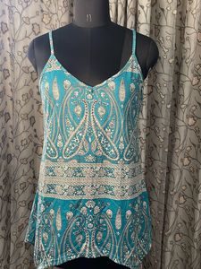 Bohemian Print Spaghetti Strap Top