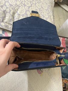 Allen Solly Women’s Navy Blue Sling Bag – Like New