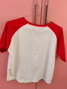 Red &amp; White 'Brooklyn' T-Shirt