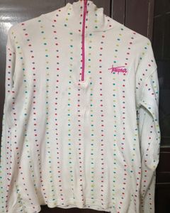 High Neck Thin  Sweatshirt