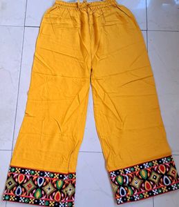 New Fancy Palazzo Pant Embroidery