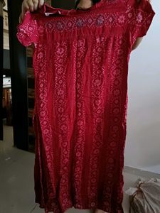red pink kurta
