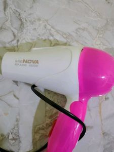 Compact Pink Travel Hair Dryer