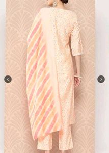 Gerua by Libas Yellow Embroidered Suit Set | New,