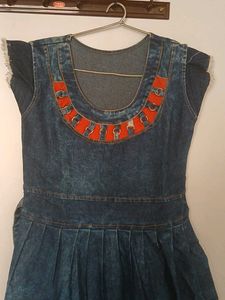 Denim dress