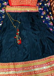 Lehnga Choli (Red &amp; Black)