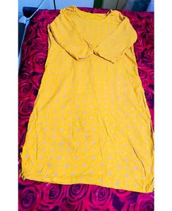 Yellow Kurti For Women