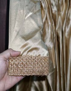 Elegant Golden Ethnic Gown