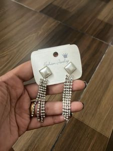 Elegant Rhinestone Drop Earrings
