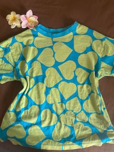 Heart Print T-Shirt