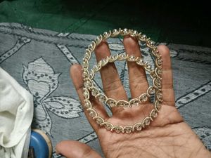Elegant Crystal Bangles - Set of 2