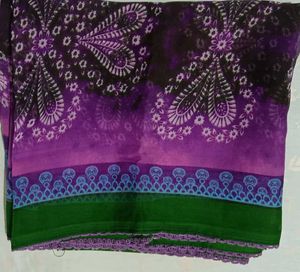 Vibrant Paisley Print Duptta