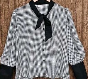 Tie-Neck Blouse