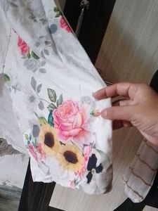 beautiful flower print froc