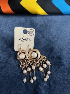 New Golden With Pearl Long Lovisa Earnings