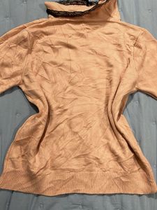 Chic Lace Trim Sweater
