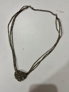 Elegant Oxidized Silver Necklace