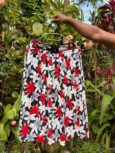 Floral Midi Skirt