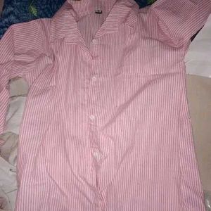 2 Striped Shirt Set - Pink &amp; Blue