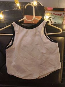 Graphic "Good Times" Crop Top