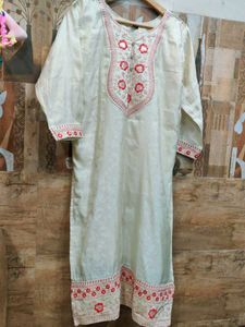 Elegant Embroidered Kurta
