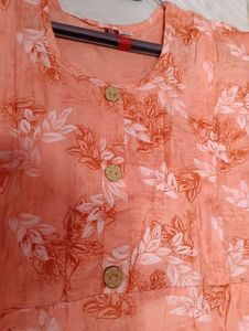 Floral Print Tunic Top