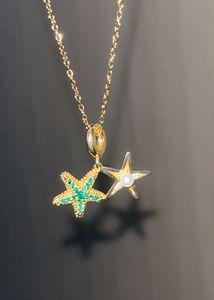 Anti Tarnish Starfish Charm Necklace