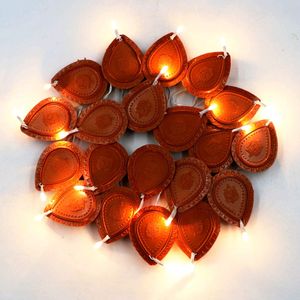 Brown Diya Light 2M Electric 21 Deepak