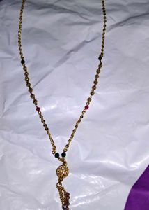 Necklace with Red &amp; Green Beads
