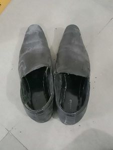 Classic Black Leather Loafers