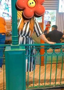 Striped Midi Dress
