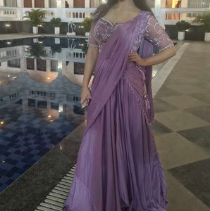 Lavendar handwork Lehanga with Blouse💖💜