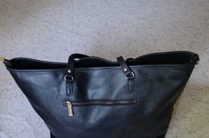 Stylish Black Tote Bag