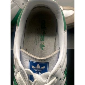 Adidas Samba OG Cloud White/Green Unisex 🔥