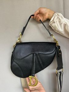 Auth Dior Saddle Bag