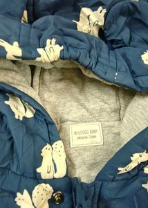 Adorable Squirrel Print Snowsuit
