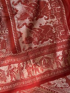 Pure silk baluchari saree
